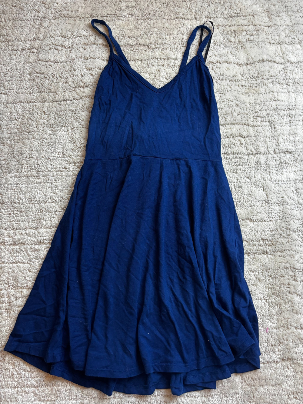 Forever 21 Blue Spaghetti Strap Flowy Dress Size M